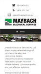 Mobile Screenshot of maybach.net.au